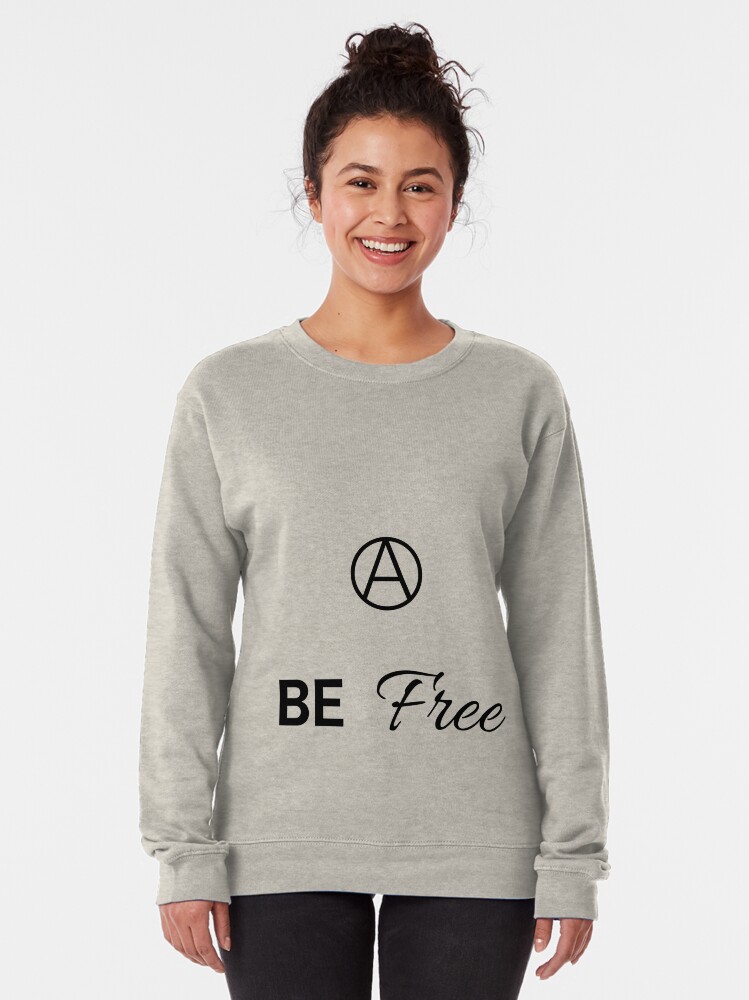 Alternate view of Be Free Script Pullover Sweatshirt