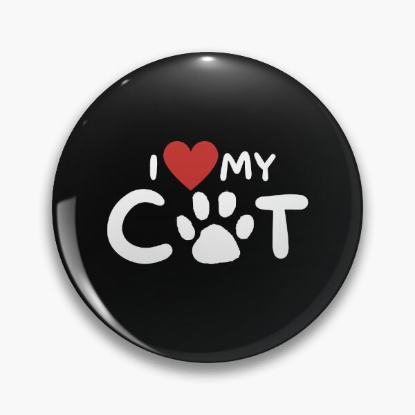Item preview, I LOVE MY CAT designed and sold by KitMonkeyUK.