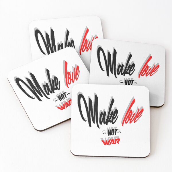 Item preview, Make love not war  designed and sold by Hidden  Hue.