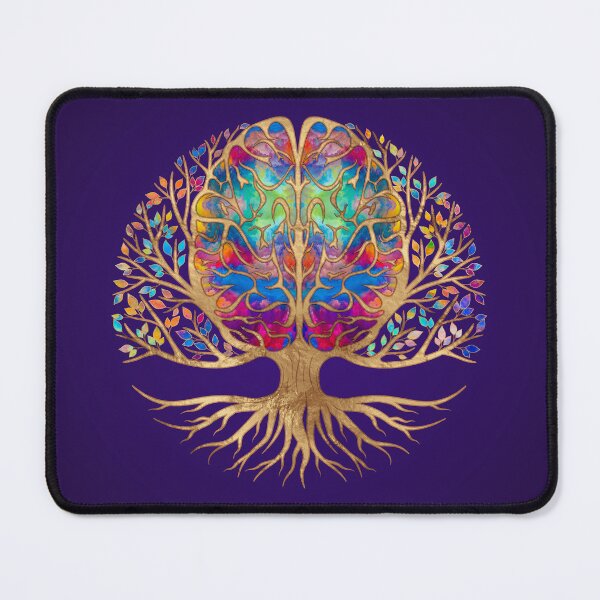 Item preview, Brain Tree of life - Realm of colors designed and sold by k9printart.