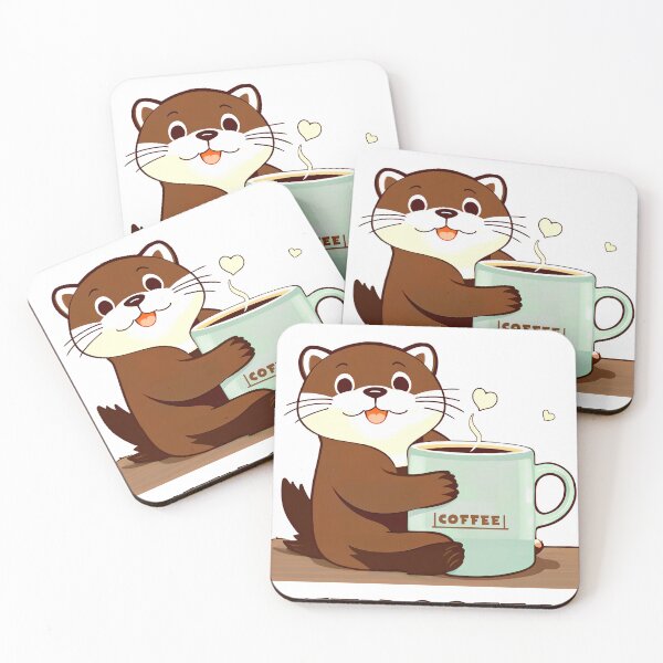 Item preview, Otterly in love with coffee designed and sold by xaguzman.