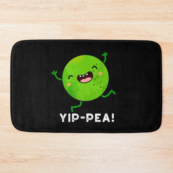 Item preview, Yip-pea Happy Pea Puns (Dark BG) designed and sold by punnybone.