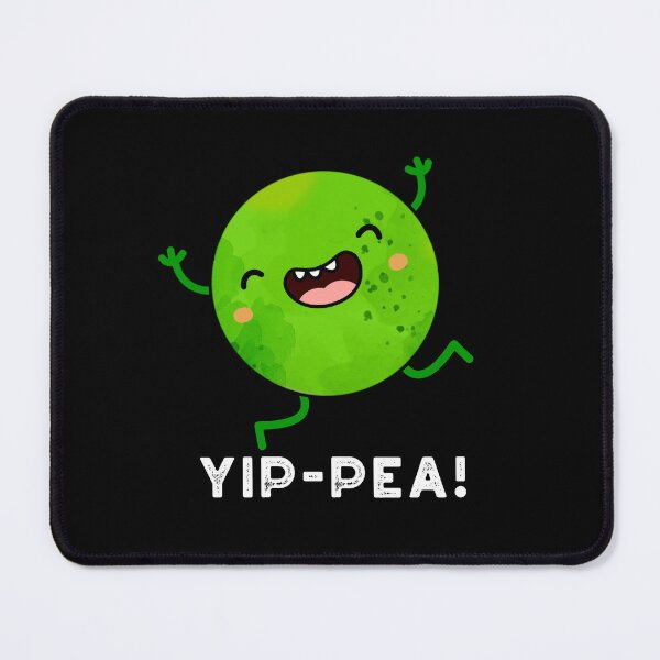 Item preview, Yip-pea Happy Pea Puns (Dark BG) designed and sold by punnybone.