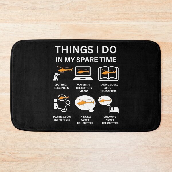 Item preview, Things I Do In My Spare Time Helicopter Lover designed and sold by SpicyAviator.