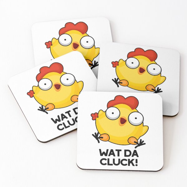Item preview, Wat Da Cluck Funny Chicken Puns   designed and sold by punnybone.