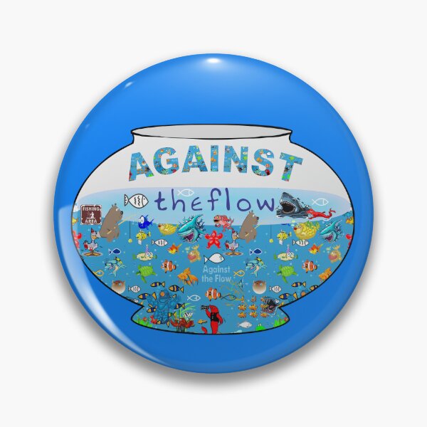 Item preview, Against the Flow Christian Fish designed and sold by hispanicworld.