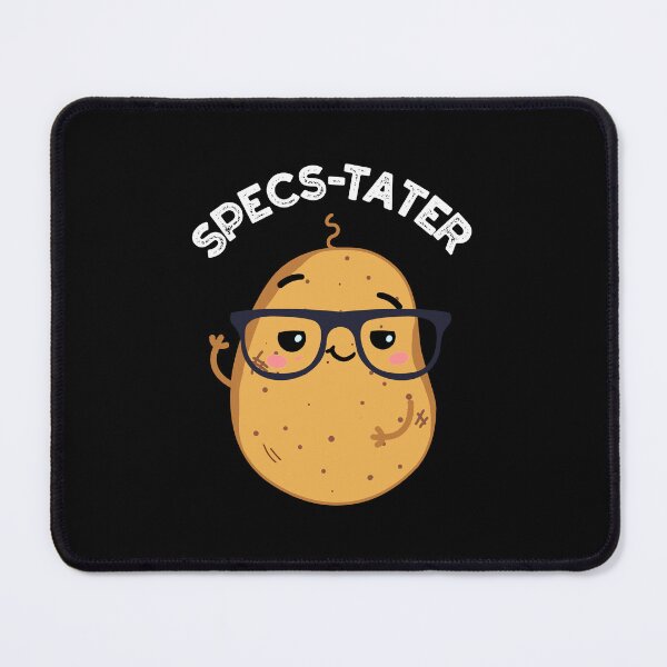 Item preview, Specs-tater Spectacle Funny Potato Puns (Dark BG) designed and sold by punnybone.