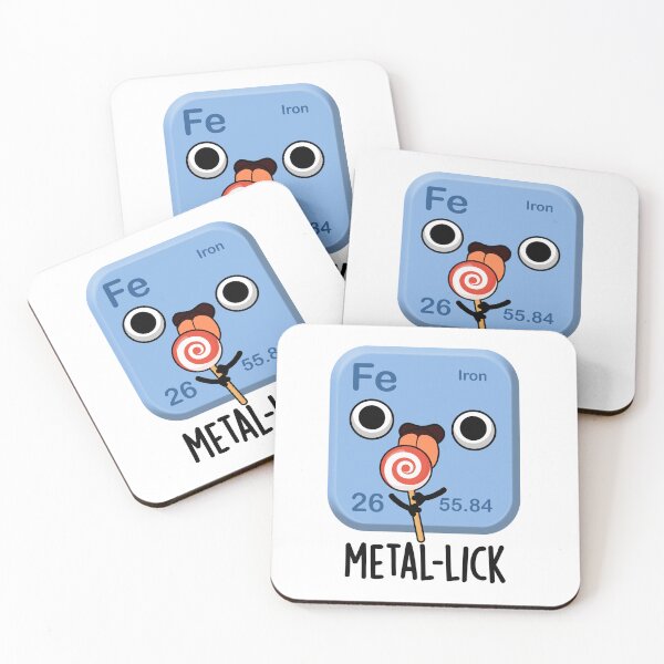 Item preview, Metal-lick Funny Chemistry Metal Puns   designed and sold by punnybone.