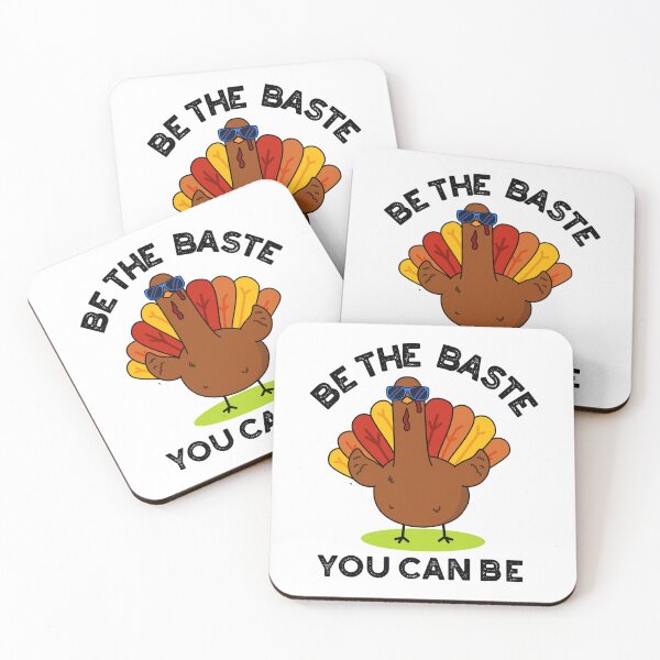 Item preview, Be The Baste You Can Be Funny Turkey Puns  designed and sold by punnybone.