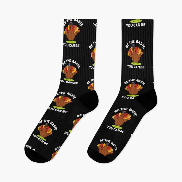 Item preview, Be The Baste You Can Be Funny Turkey Puns (Dark BG) designed and sold by punnybone.