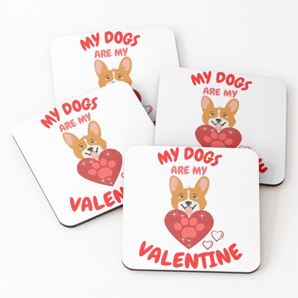 Item preview, My Dogs Are My Valentine - Love for My Pups designed and sold by MoStorish.