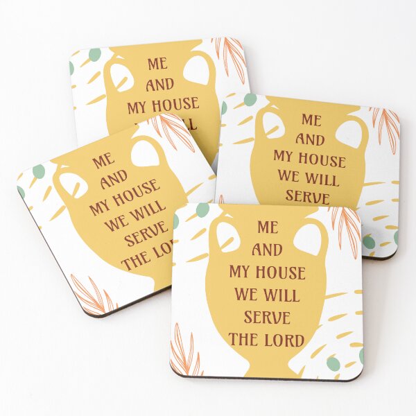 Item preview, Me and My House We Will Serve the Lord - Joshua 24 15 - Bible Verse designed and sold by Millusti.