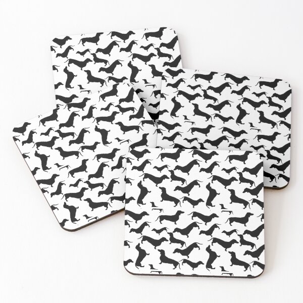 Item preview, Dachshund Silhouette Pattern designed and sold by BeansHotTees.
