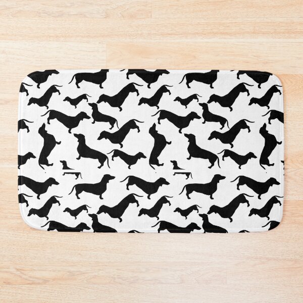Item preview, Dachshund Silhouette Pattern designed and sold by BeansHotTees.