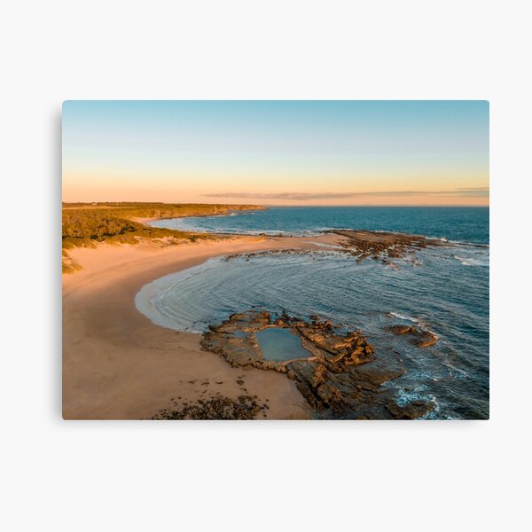 Cape Paterson Rockpool at Sunset Canvas Print
