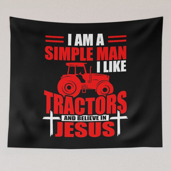 Item preview, i like Tractors Jesus Christian Farmer designed and sold by Ibu83.