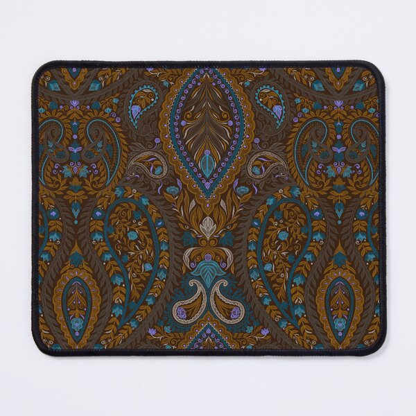 Item preview, Garden Paisley Patterns - Brown Background designed and sold by SemDesigns1.