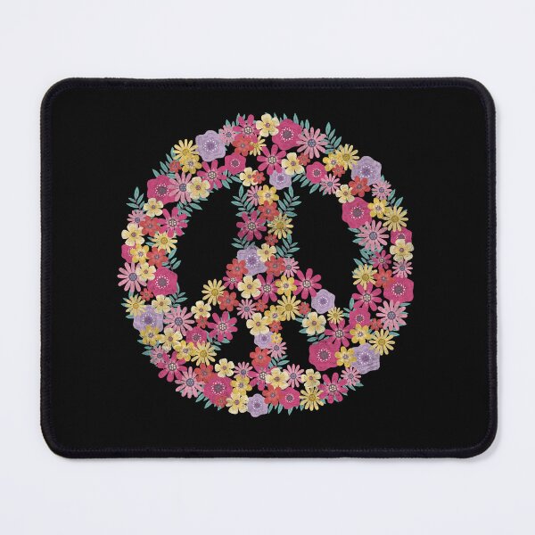 Item preview, Peace Flowers Love Peace Sign Floral Art Hippie Costume 60s 70s designed and sold by alenaz.