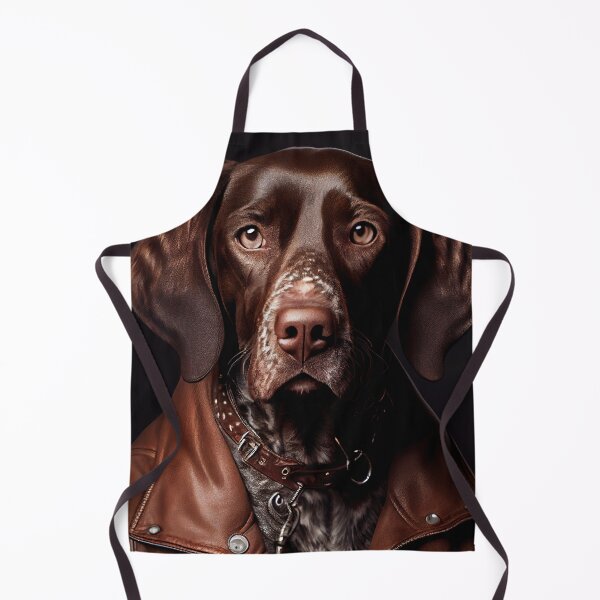 Artikelvorschau, German Shorthaired wearing leather jacket - Dog Breed Portrait entworfen und verkauft von Nalaxation.