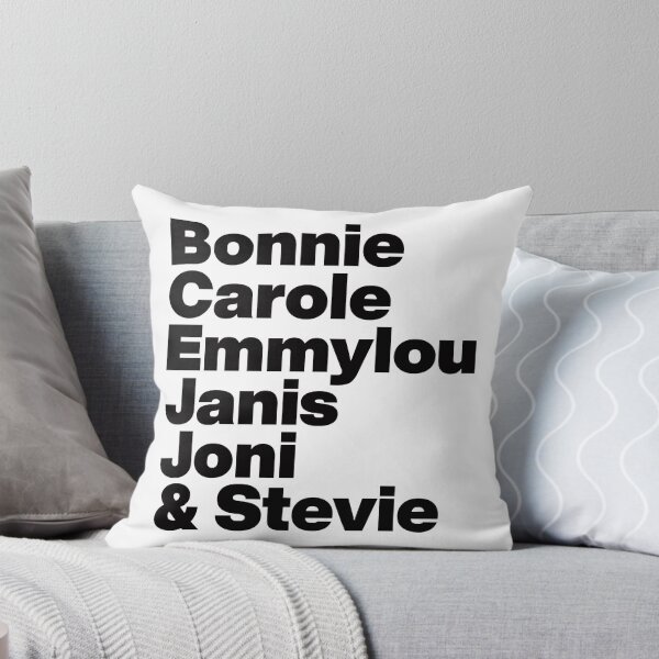 Item preview, Female Singer Songwriters - Bonnie Carole Emmylou Janis Joni and Stevie - Black Text designed and sold by AViCANOShop.