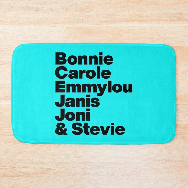 Item preview, Female Singer Songwriters - Bonnie Carole Emmylou Janis Joni and Stevie - Black Text designed and sold by AViCANOShop.