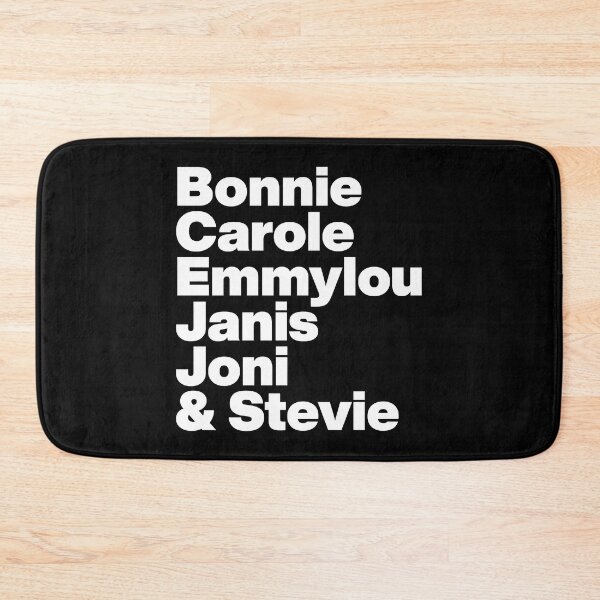 Item preview, Female Singer Songwriters - Bonnie Carole Emmylou Janis Joni and Stevie - White Text designed and sold by AViCANOShop.