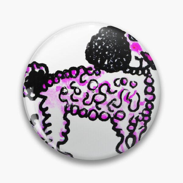 Item preview, Pink Fashion Poodle  designed and sold by jonkiwi.