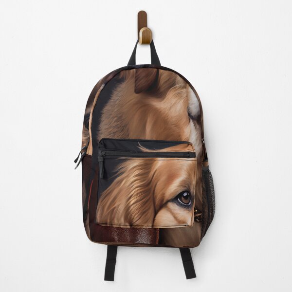 Item preview, Golden Retriever wearing leather jacket - Dog Breed Portrait designed and sold by Nalaxation.