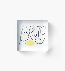 BLERG Liz Lemon 30 Rock Acrylic Block