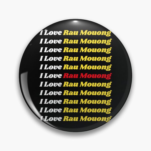 Artikelvorschau, „I Love Rau Mouong“ vietnamesisches traditionelles Essen – köstliches textbasiertes Design entworfen und verkauft von Ridiculam Toga.