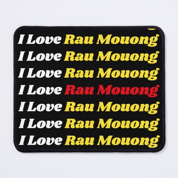 Artikelvorschau, „I Love Rau Mouong“ vietnamesisches traditionelles Essen – köstliches textbasiertes Design entworfen und verkauft von Ridiculam Toga.