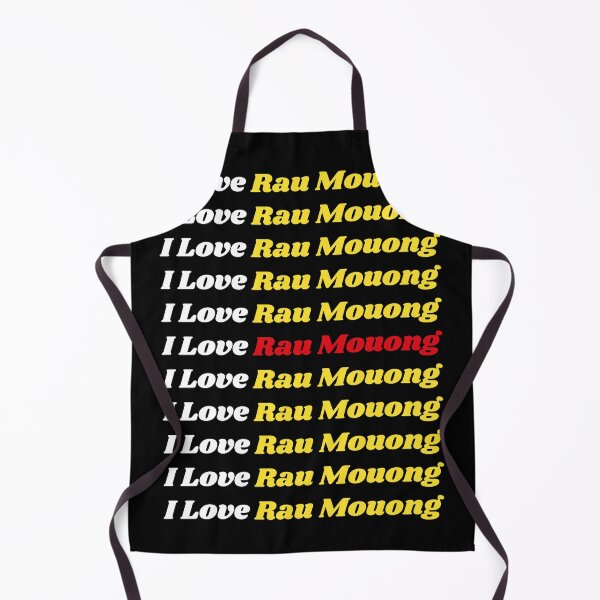 Artikelvorschau, „I Love Rau Mouong“ vietnamesisches traditionelles Essen – köstliches textbasiertes Design entworfen und verkauft von Ridiculam Toga.
