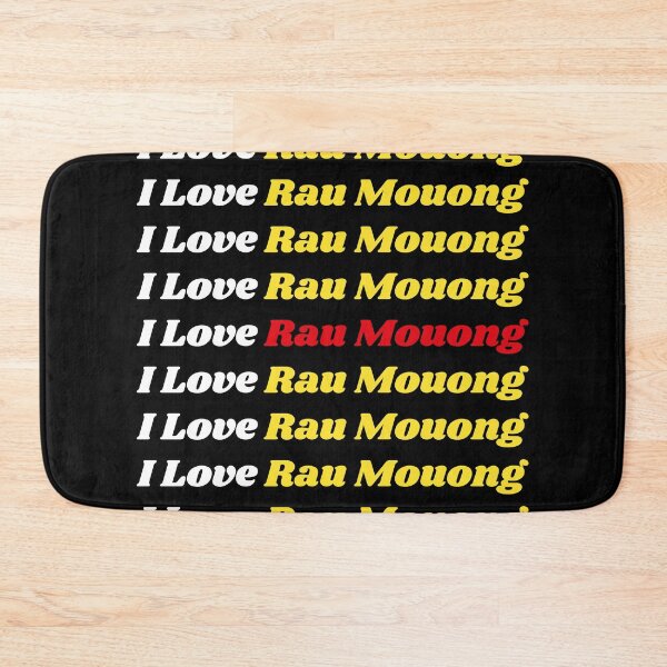 Artikelvorschau, „I Love Rau Mouong“ vietnamesisches traditionelles Essen – köstliches textbasiertes Design entworfen und verkauft von Ridiculam Toga.