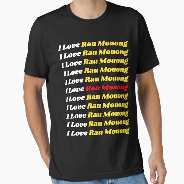 Item preview, 'I Love Rau Mouong' Vietnamese Traditional Food - Delicious Text Based Design designed and sold by Ridiculam Toga.