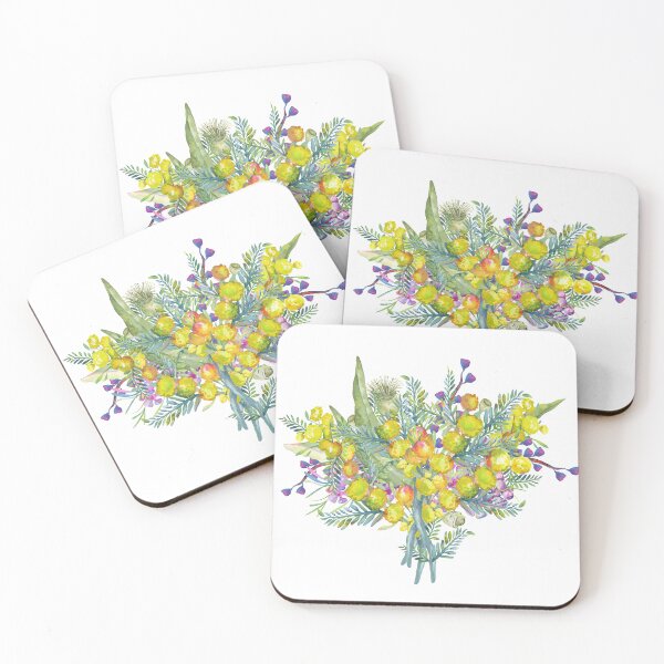 Item preview, Wattle Bush Bouquet designed and sold by Sketchbook Designs.