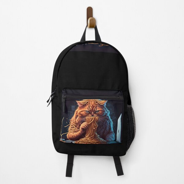 Item preview, Orange cat eating spaghetti designed and sold by MystiS.