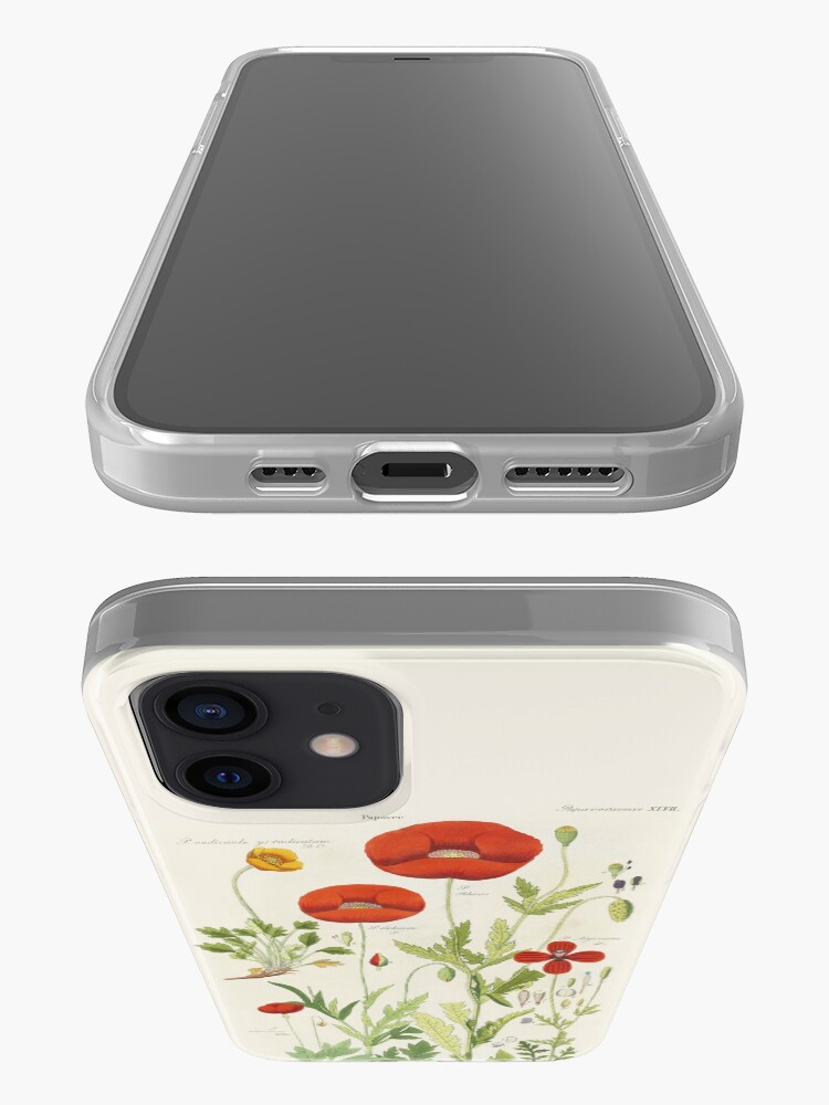 Alternate view of Botanical illustration: Poppy by David Dietrich – State Library Victoria iPhone Case & Cover