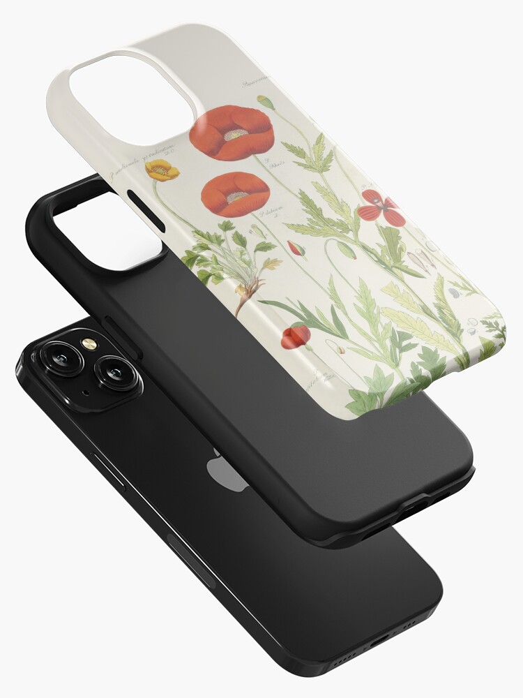 Thumbnail 2 of 4, iPhone Case, Botanical illustration: Poppy by David Dietrich – State Library Victoria designed and sold by StateLibraryVic.