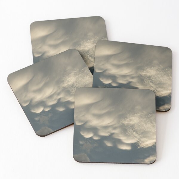 Item preview, Tiny Airplane Beneath a Spectacular Mammatus Clouds designed and sold by Georgia Mizuleva.