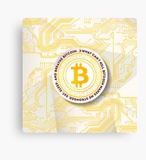 Eat Sleep Bitcoin Canvas Print