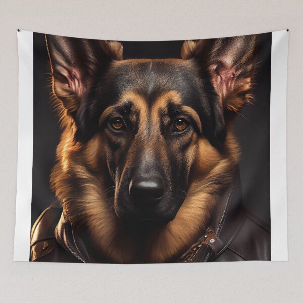 Item preview, Kai Ken wearing leather jacket - Dog Breed Portrait designed and sold by Nalaxation.
