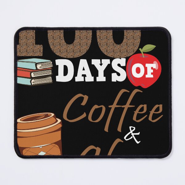 Aperçu de l'œuvre 100 jours de café et de chaos - 100e jour de professeur d'école T-shirt enfant créée et vendue par Demaxis.