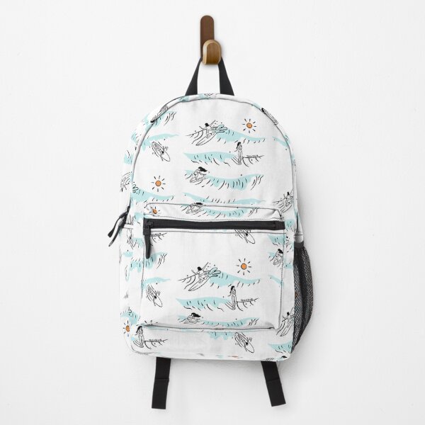 Item preview, Party wave surf buddies linework illustration ocean designed and sold by zteffink.