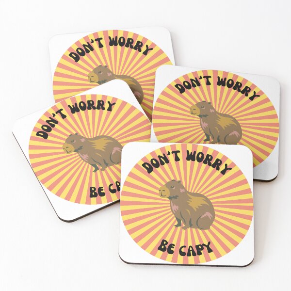 Item preview, Don’t Worry, Be Capy designed and sold by cheyyshee.