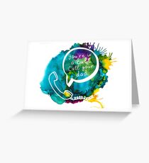 You're in a Cult Call Your Dad MFM Greeting Card