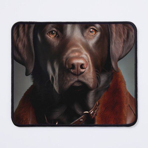 Item preview, Labrador Retriever wearing leather jacket - Dog Breed Portrait designed and sold by Nalaxation.