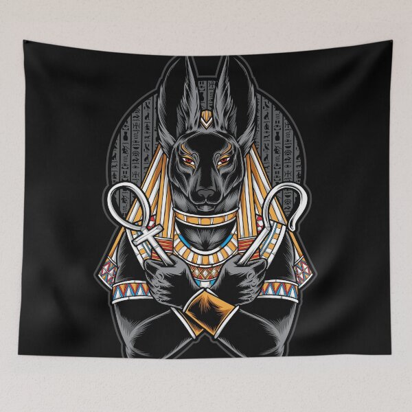 Artikelvorschau, Anubis ägyptischer Gott der Toten entworfen und verkauft von kimberpix.