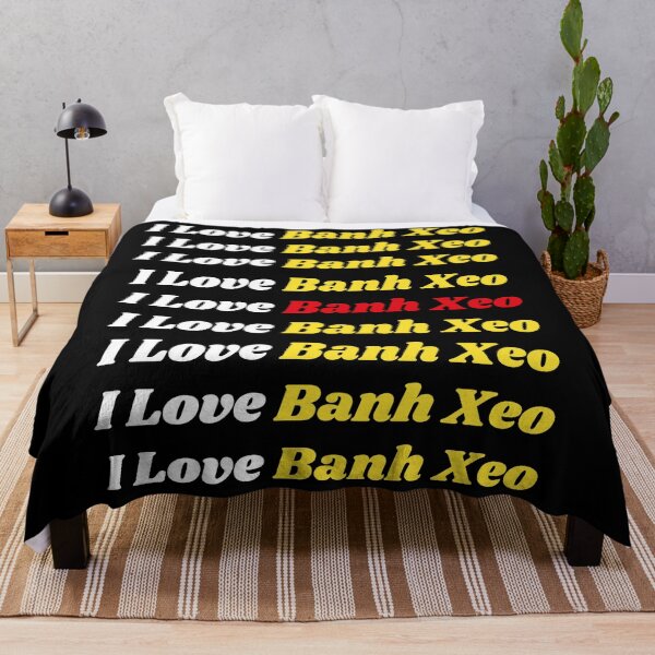 Item preview, 'I Love Banh Xeo' Vietnamese Traditional Food - Delicious Text Based Design designed and sold by Ridiculam Toga.