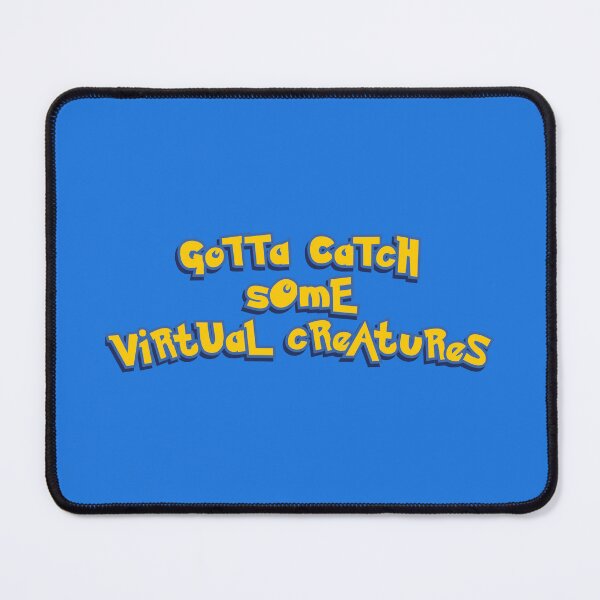 Item preview, Gotta Catch Some Virtual Creatures Yellow Logo Parody designed and sold by everything4eva.
