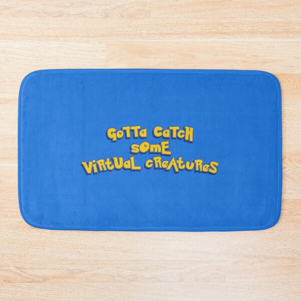 Item preview, Gotta Catch Some Virtual Creatures Yellow Logo Parody designed and sold by everything4eva.
